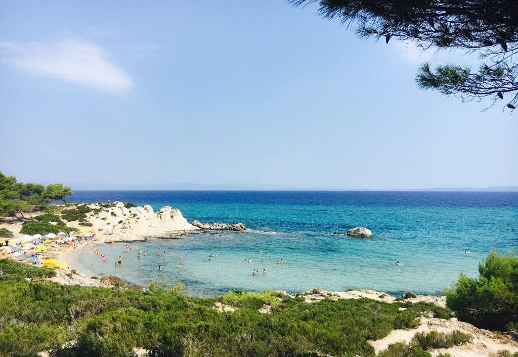  Orange beach Portokali Sithonia 